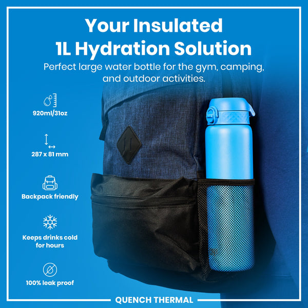 Quench 32oz Insulated Steel - Blue