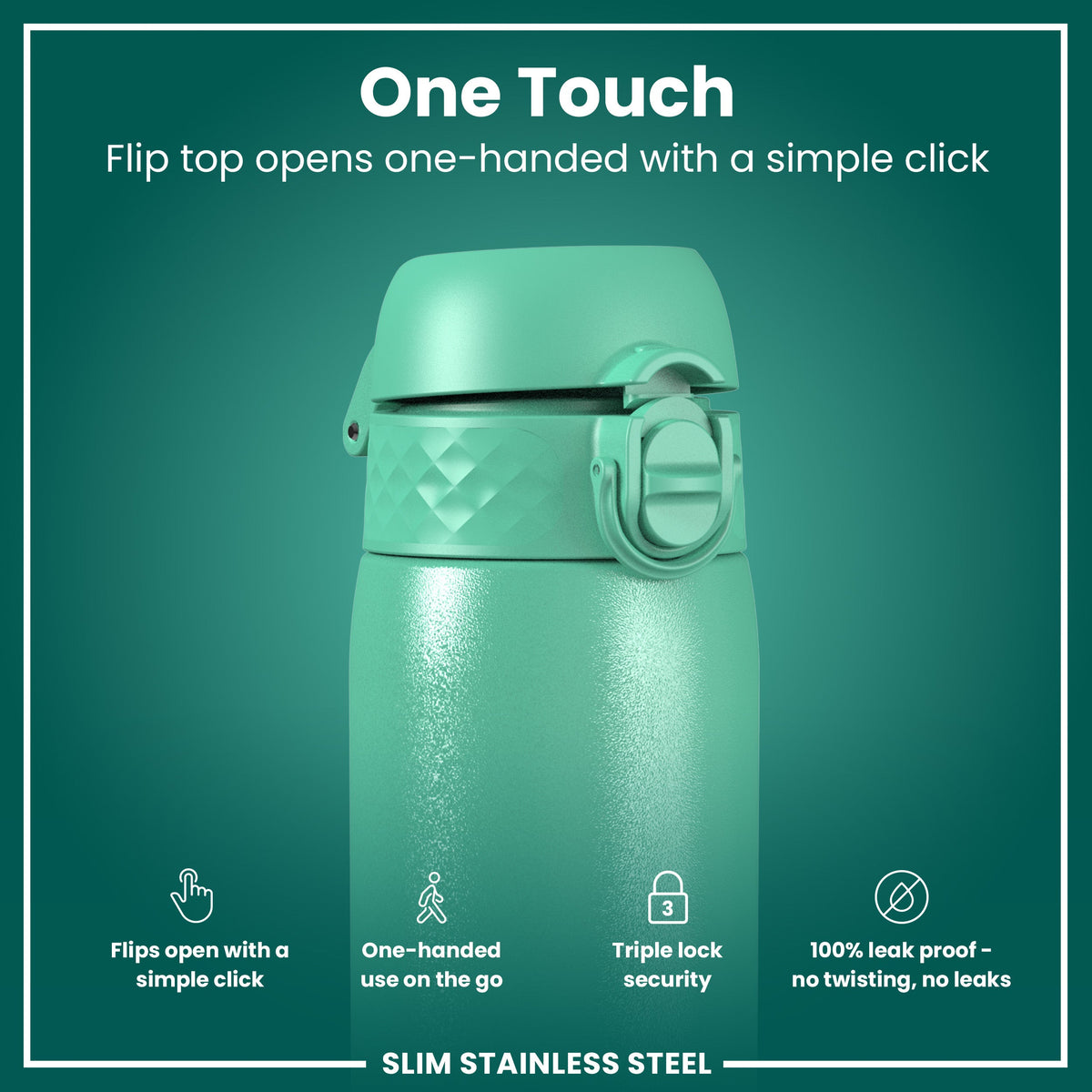 Slim 20oz Lightweight Steel - Teal