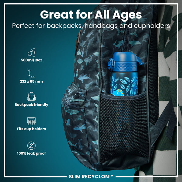Slim 18oz Recyclon - Dinosaurs