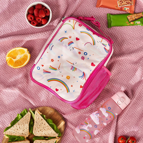 Kids Insulated Lunch Bag - Unicorn Rainbows