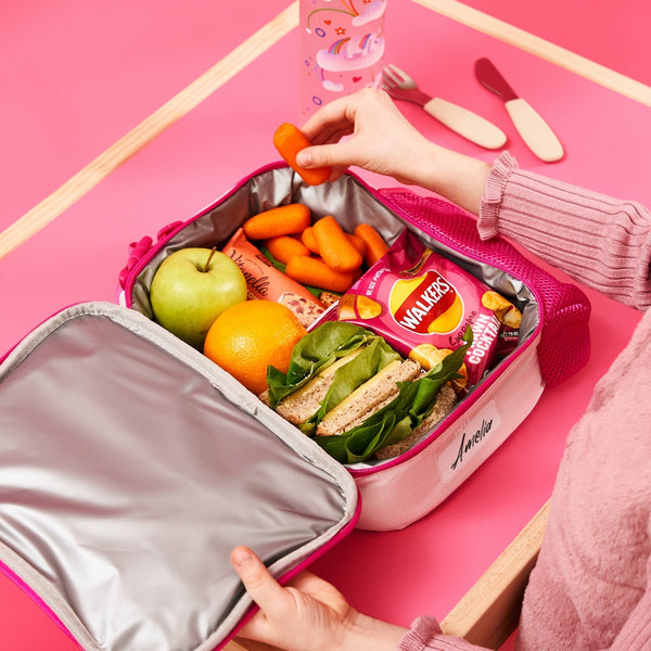 Kids Insulated Lunch Bag - Unicorn Rainbows