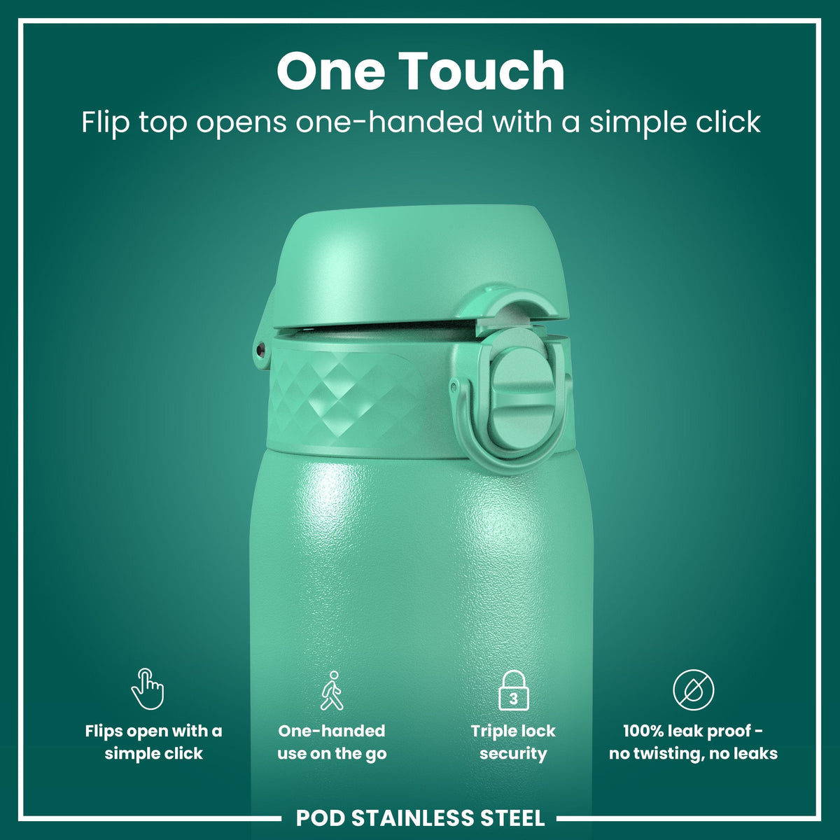 Pod 13oz Lightweight Steel - Teal