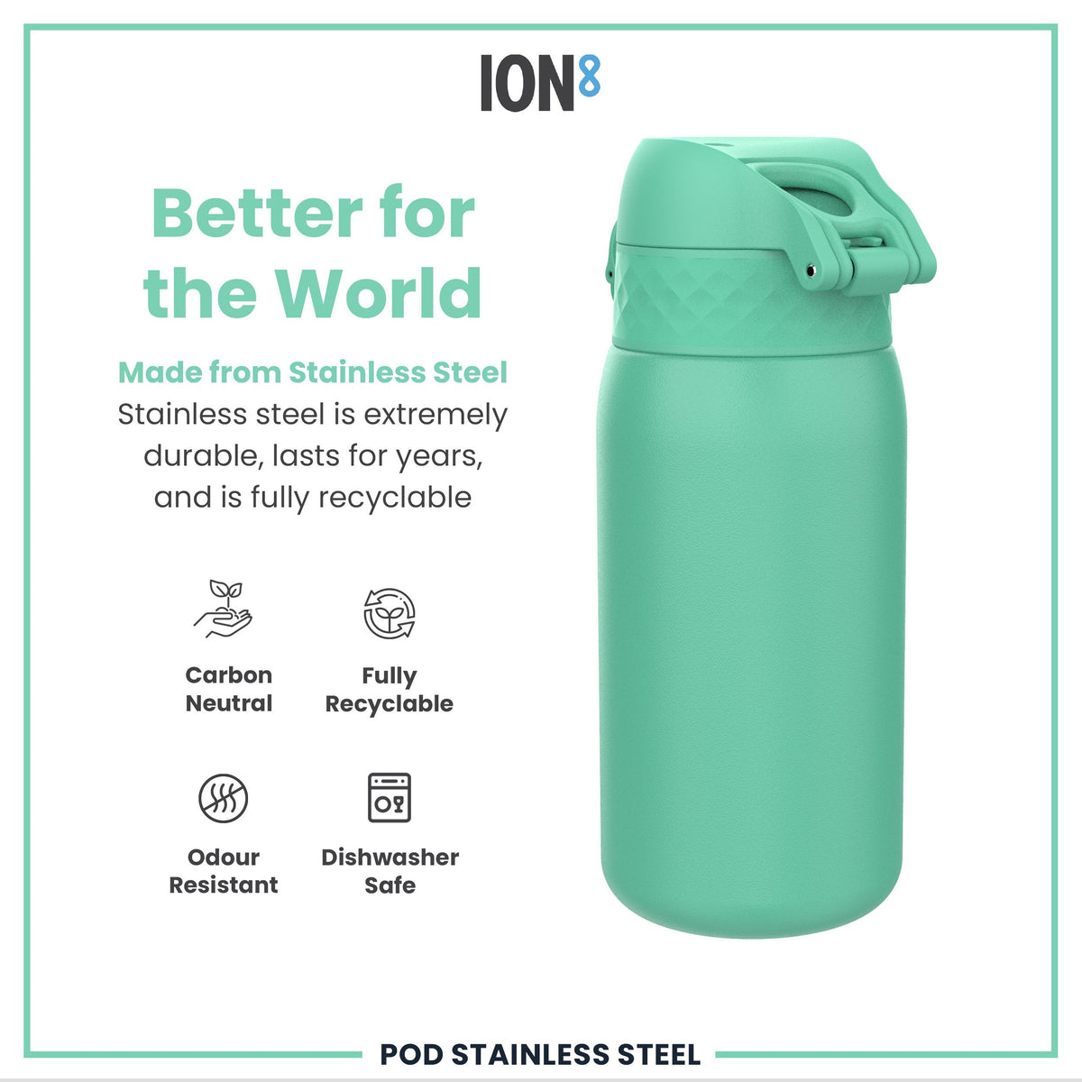 Pod 13oz Lightweight Steel - Teal