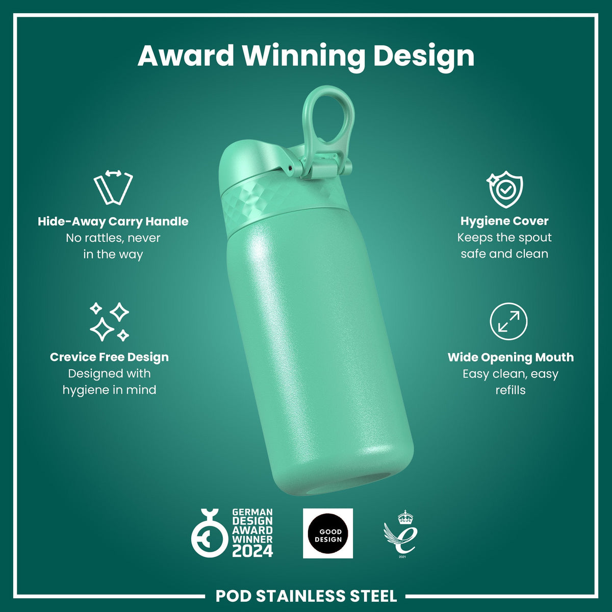 Pod 13oz Lightweight Steel - Teal