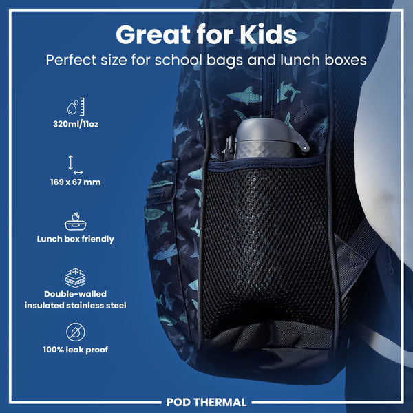 Pod 11oz Insulated Steel - Squigly Line